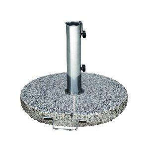 SIENA GARDEN Granitschirmständer rund 40 kg granitgrau